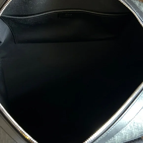 Dior unisex stitched limited edition oblique monogram jacquard logo duffle bag - Picture 13 of 15